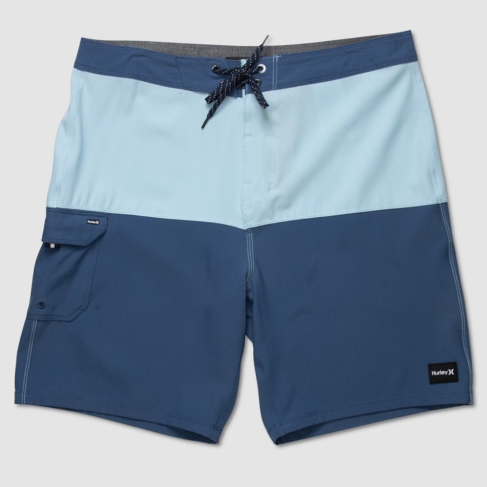 Hurley Eco Weekender Board Shorts - NWT Mens Size 32 Blue / Cyan - #49364-J3